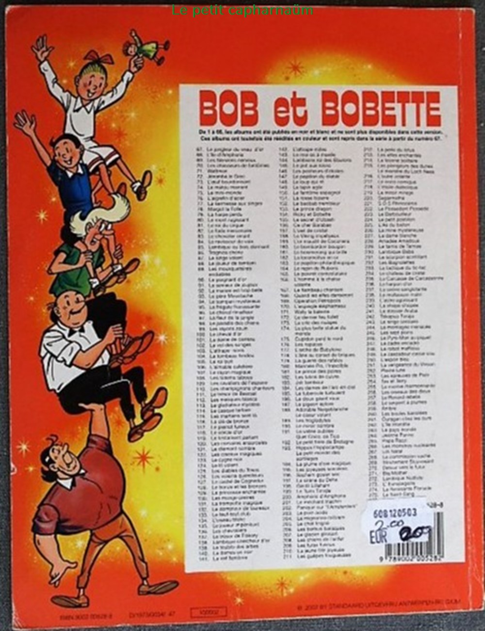 Bob et Bobette (3ème série) - 141 - La nef fantôme - Rééd. 2002 livres bd revues bandes dessinees bob et bobette 3eme serie 141 la nef fantome reed 2002
