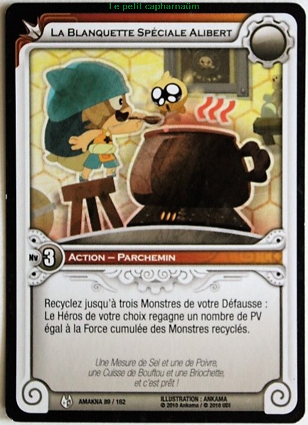 Wakfu TCG - 2010 - Amakna - 089 - La blanquette spéciale Alibert - Peu commune jeux de societe jouets jeu carte collectionner wakfu tcg 2010 amakna 089 la blanquette speciale alibert peu commune