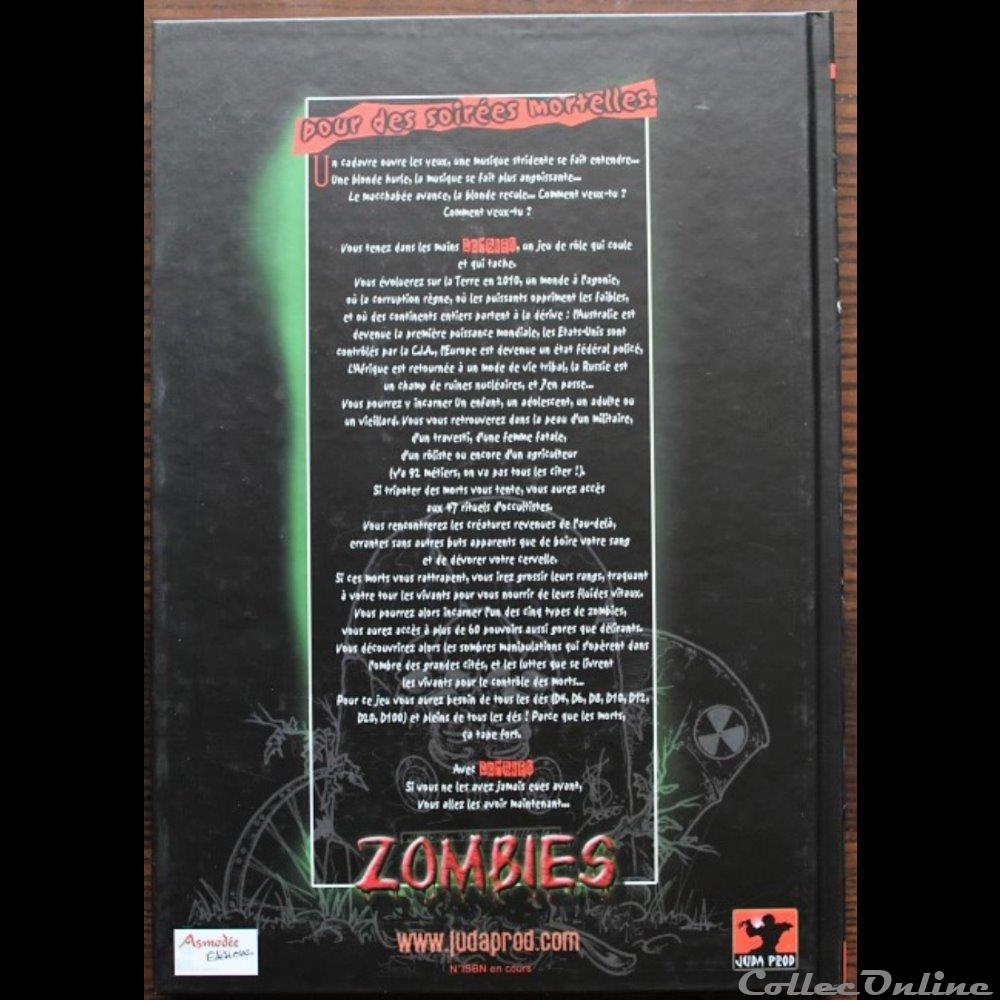 Jeu de rôle - Zombies jeux jouets roles jeu de role zombies