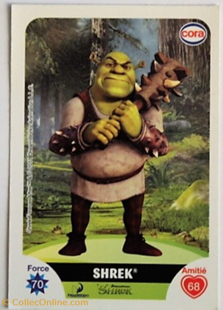 Dreamworks Cora 2011 - C101 - Shrek jeux jouets jeu de carte collectionner dreamworks cora 2011 c101 shrek