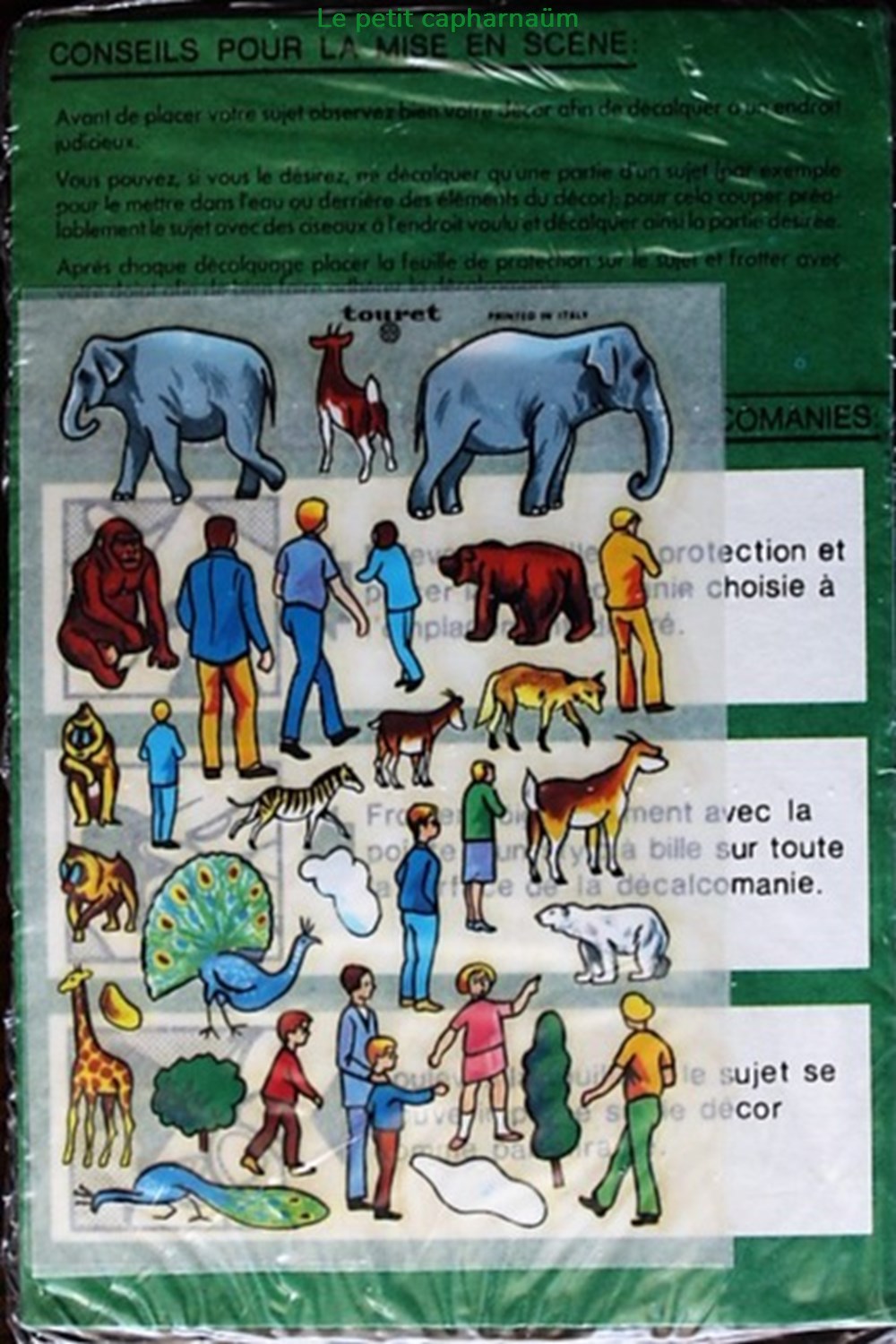 Décorama - Touret - Jean Richard présente mes amies les bêtes divers decorations magnets autocollants decalcomanies decorama touret jean richard presente mes amies les betes