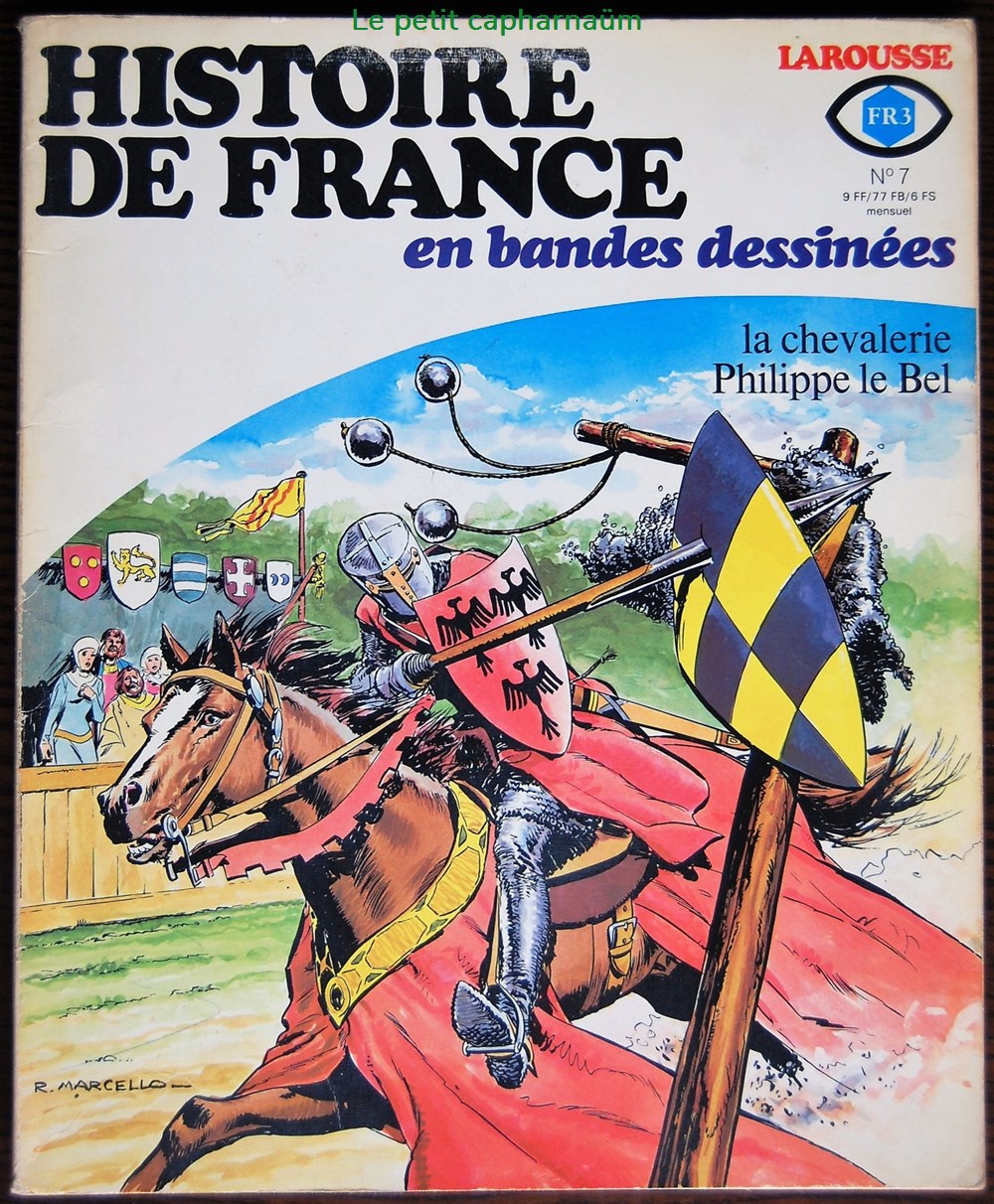 livres revues bandes dessinees histoire de france en bd 07 la chevalerie philippe le bel eo 1977