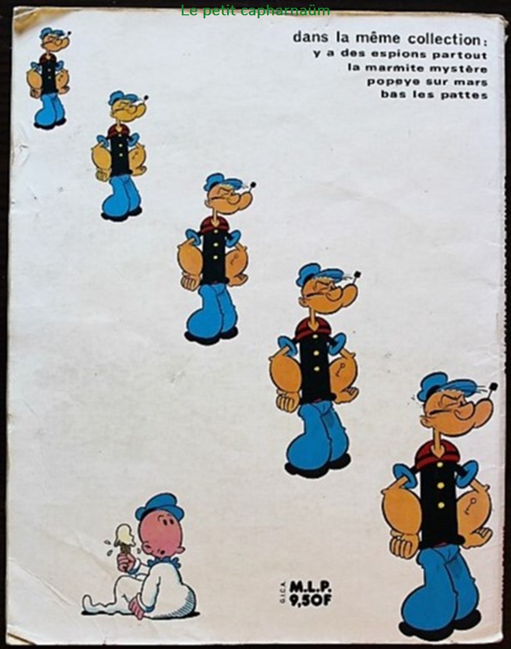 Popeye (Edition M.C.L.) - 13 - De l'oseille pour les épinards - EO 1978 livres bd revues bandes dessinees popeye edition m c l 13 de oseille pour les epinards eo 1978