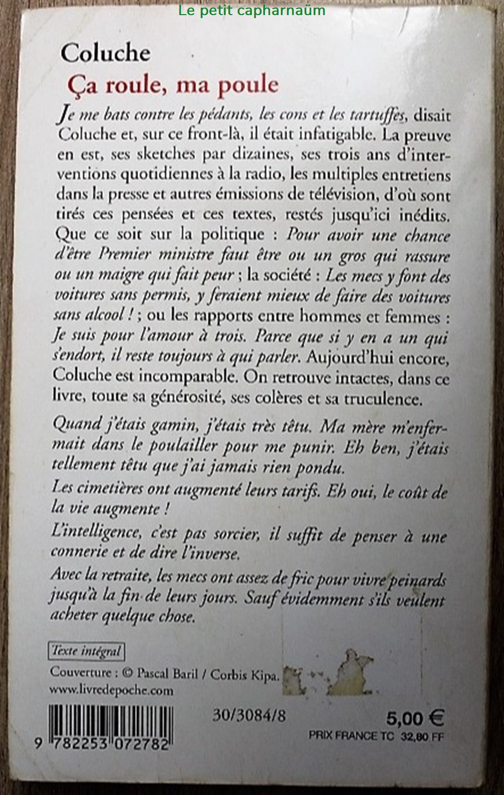 livres bd revues coluche ca roule ma poule livre de poche 2002