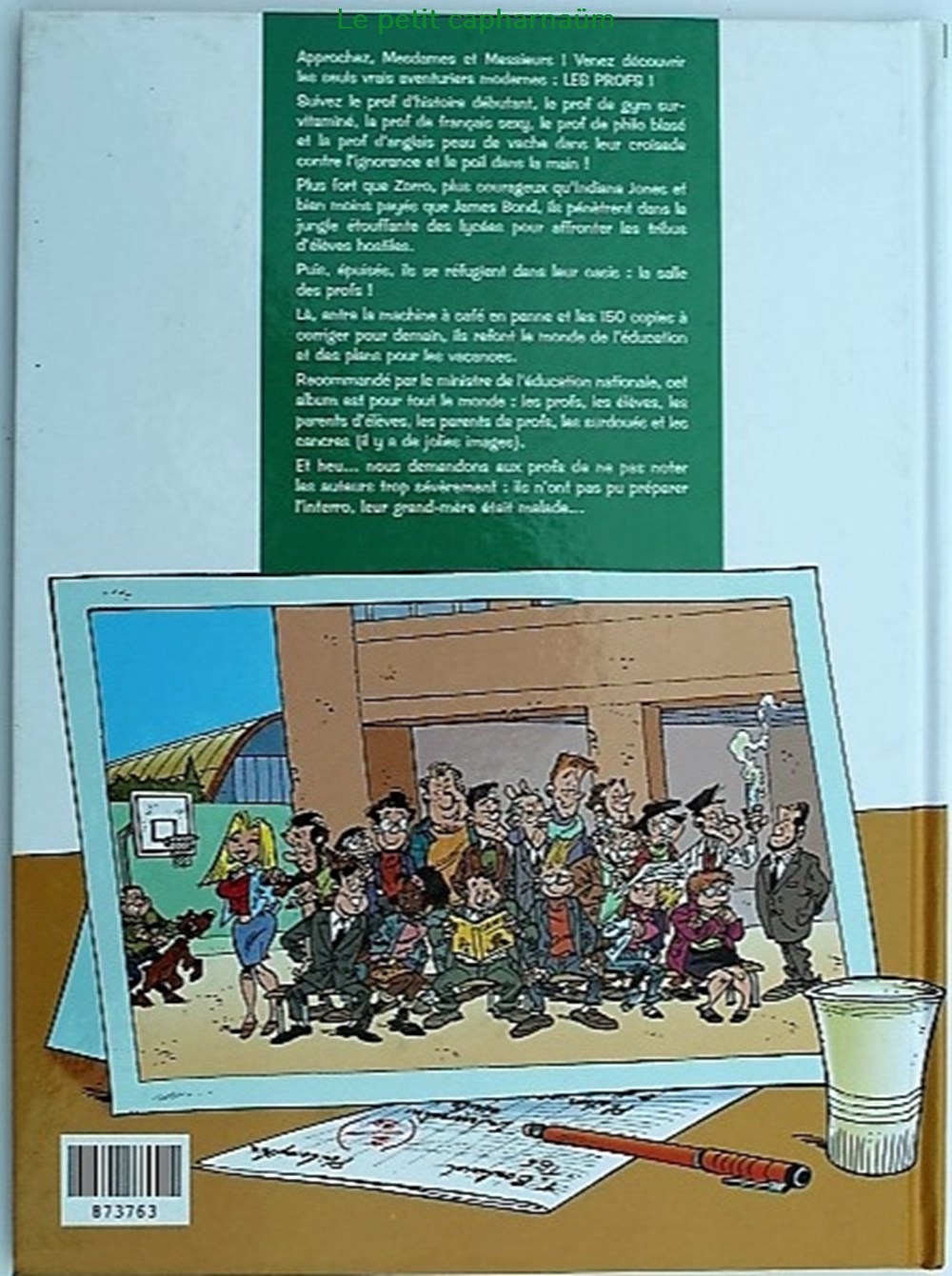 Les profs - 02 - Loto et colles - Rééd. 2003 livres bd revues bandes dessinees les profs 02 loto et colles reed 2003