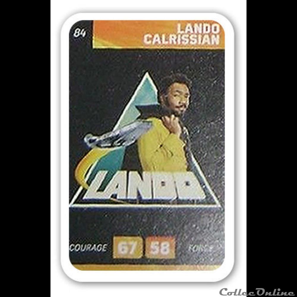 84 - Lando Calrissian jeux jouet jeu de carte collectionner 84 lando calrissian