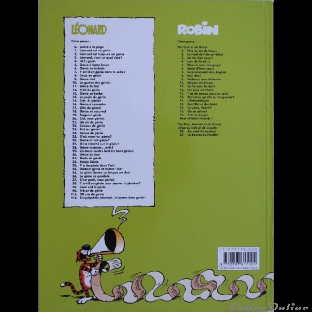 Léonard - 02 - Léonard est toujours un génie - Rééd. 2010 livres bd revues bandes dessinees leonard 02 leonard est toujours un genie reed 2010