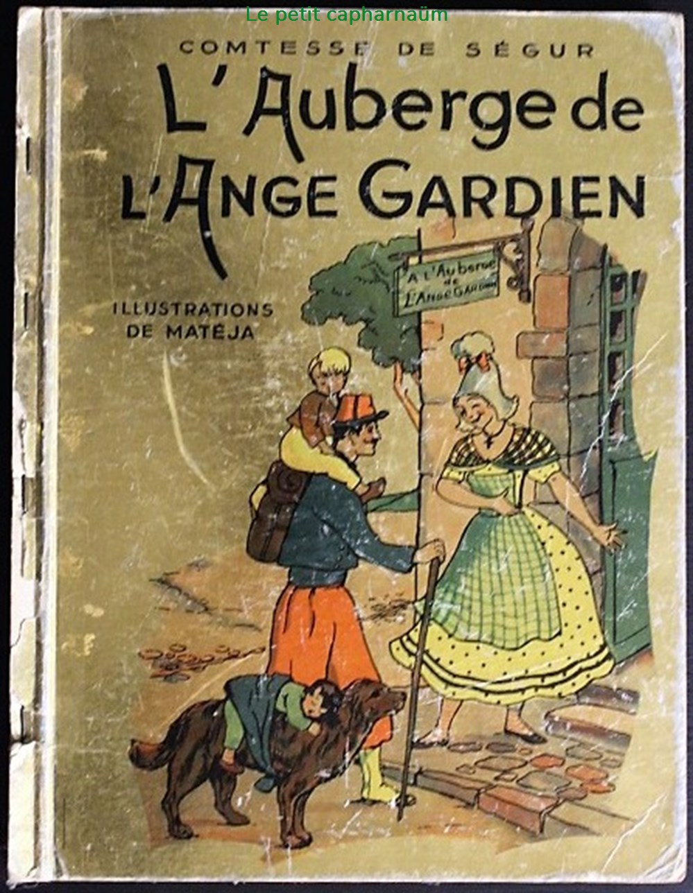 La Comtesse de Ségur - L'auberge de l'ange gardien - EO Touret 1952 livres bd revues la comtesse de segur auberge de ange gardien eo touret 1952