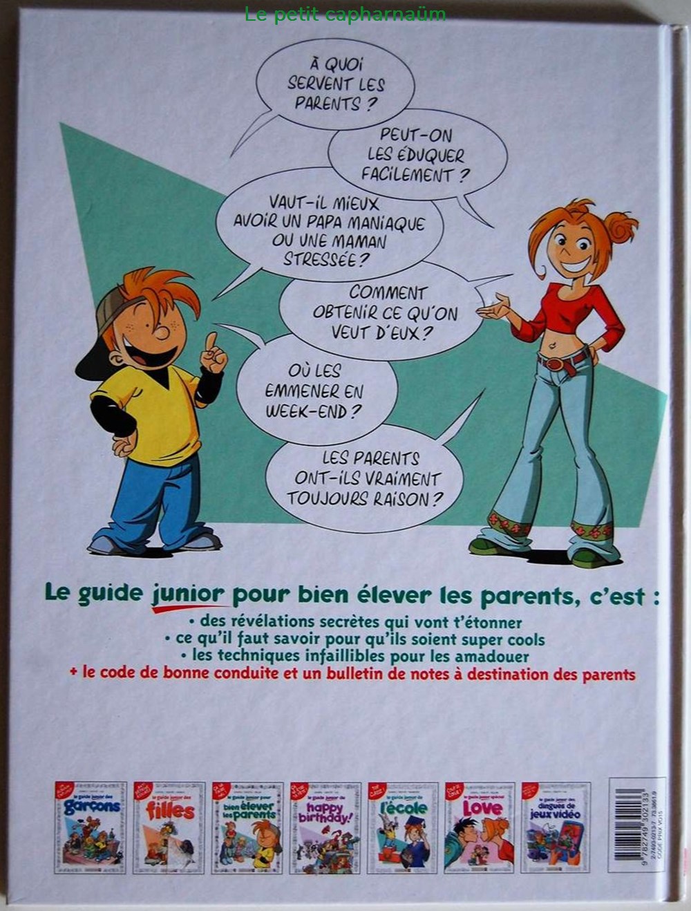 Le guide junior - 03 - Bien élever ses parents - Rééd. 2006 livres bd revues bandes dessinees le guide junior 03 bien elever ses parents reed 2006
