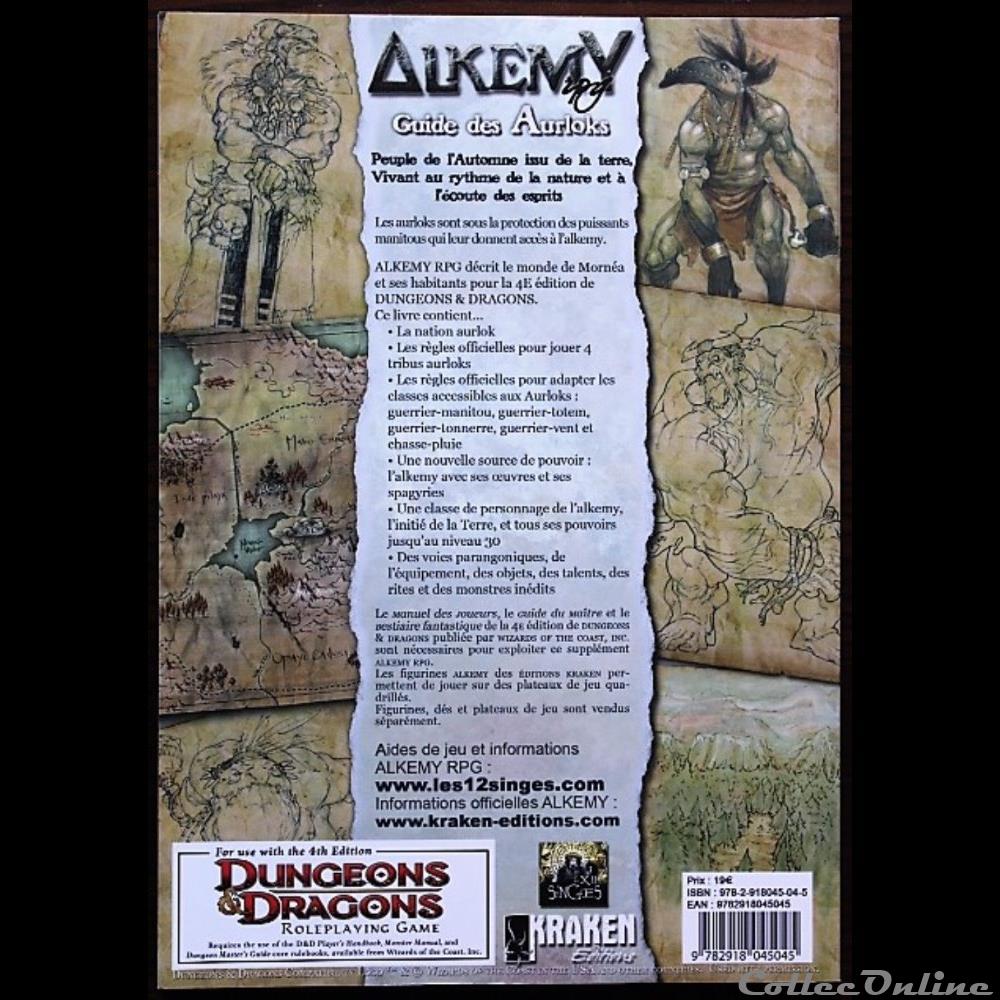 Jeu de rôle - Alkemy - Guide des Aurloks jeux jouet jeu de role alkemy guide des aurloks