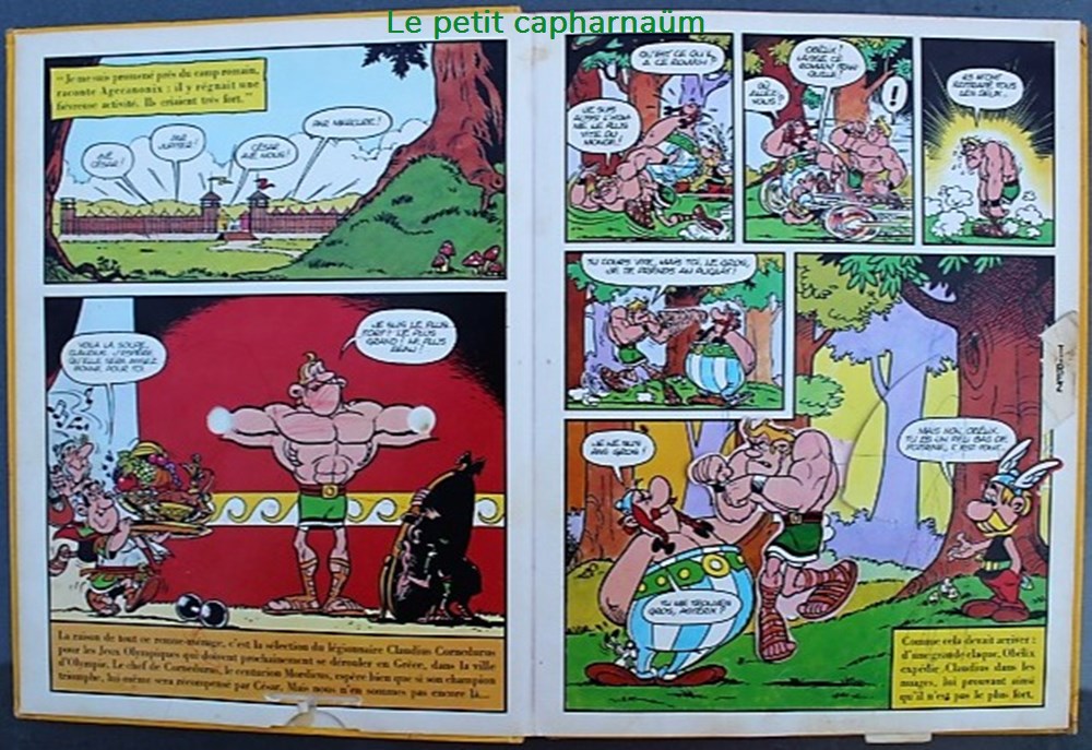 Album Pop-Hop - Astérix - 12 - Astérix aux Jeux Olympiques - EO 1972 2 livres bd revues bandes dessinees album pop hop asterix 12 asterix aux jeux olympiques eo 1972
