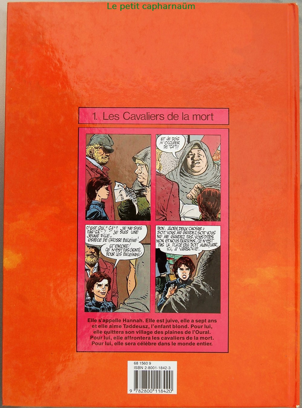 Hannah - 01 - Les cavaliers de la mort - EO 1991 livres bd revues bandes dessinees hannah 01 les cavaliers de la mort eo 1991