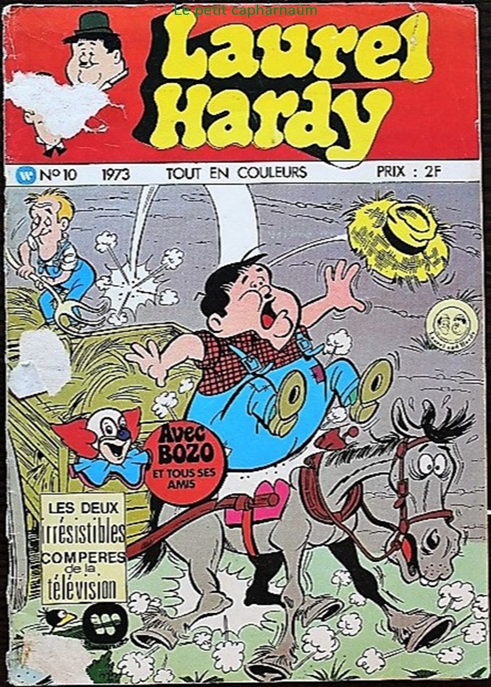 Laurel et Hardy (3ème série) - 03 - Juillet 1973 livres bd revues bandes dessinees laurel et hardy 3eme serie 03 juillet 1973