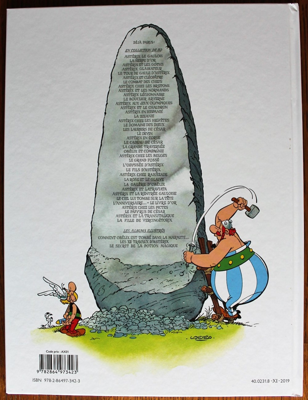 Album - Astérix - 38 - La fille de Vercingétorix - Rééd. 2019 livres bd revues bandes dessinees album asterix 38 la fille de vercingetorix reed 2019