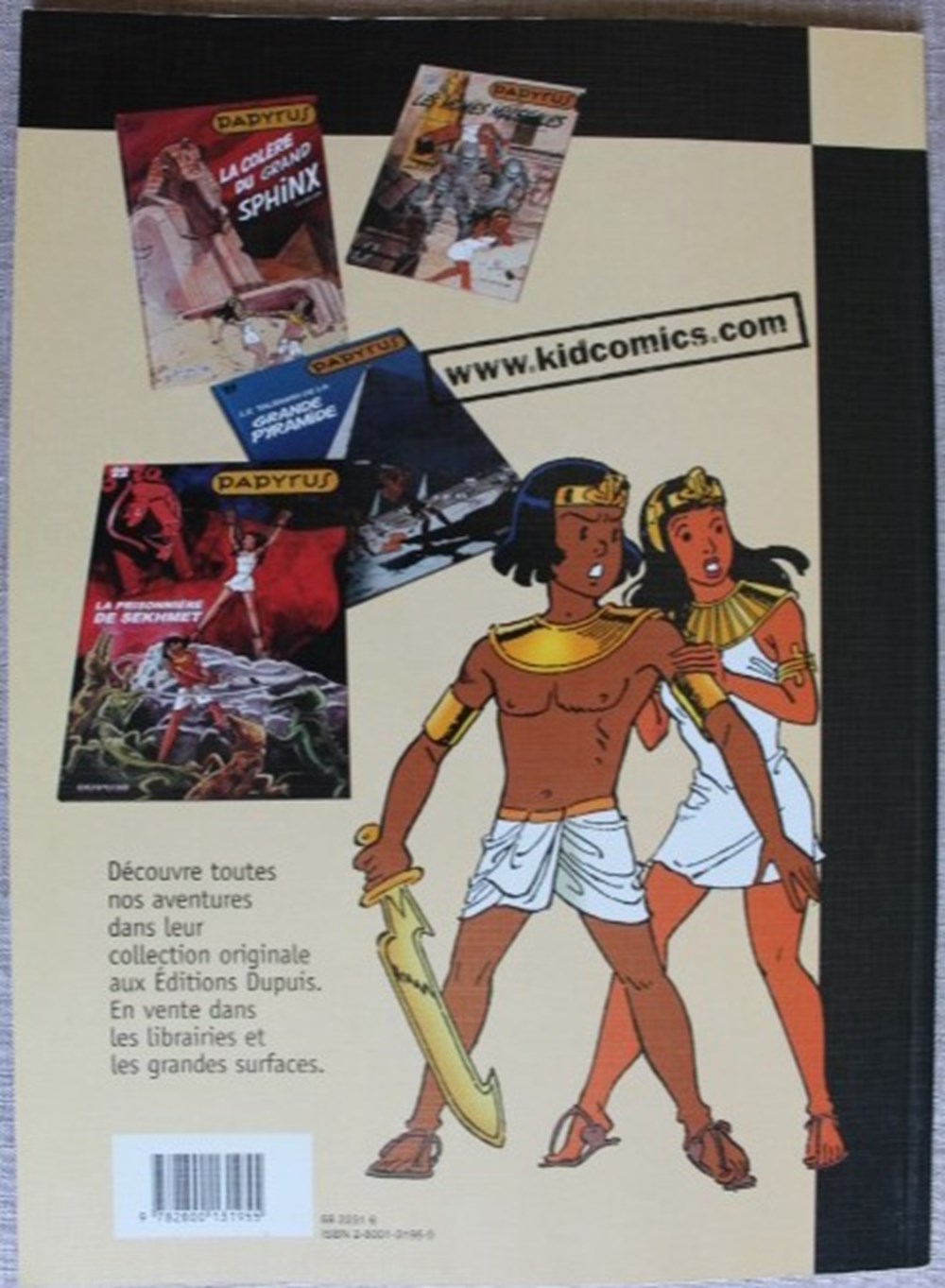 Papyrus - 19 - Les momies maléfiques - Rééd. 2001 livres bd revues bandes dessinees papyrus 19 les momies malefiques reed 2001