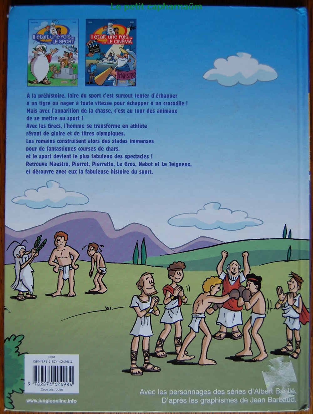 Il était une fois... Le sport - EO 2007 livres bd revues bandes dessinees il etait une fois le sport eo 2007