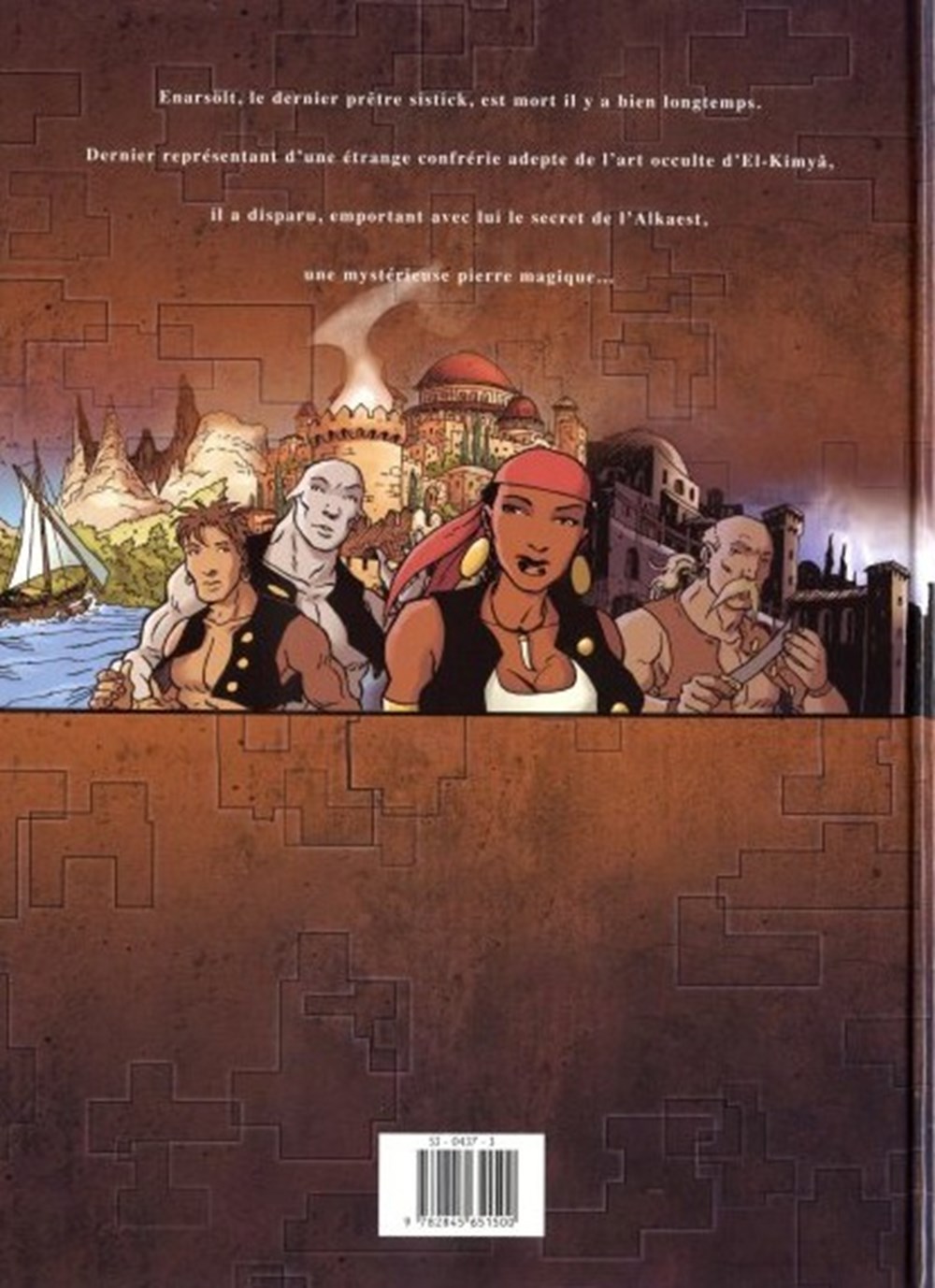 Album - L'alkaest - Le commandement d'Enarsölt - EO 2001 livres bd revues bandes dessinees album alkaest le commandement enarsolt eo 2001