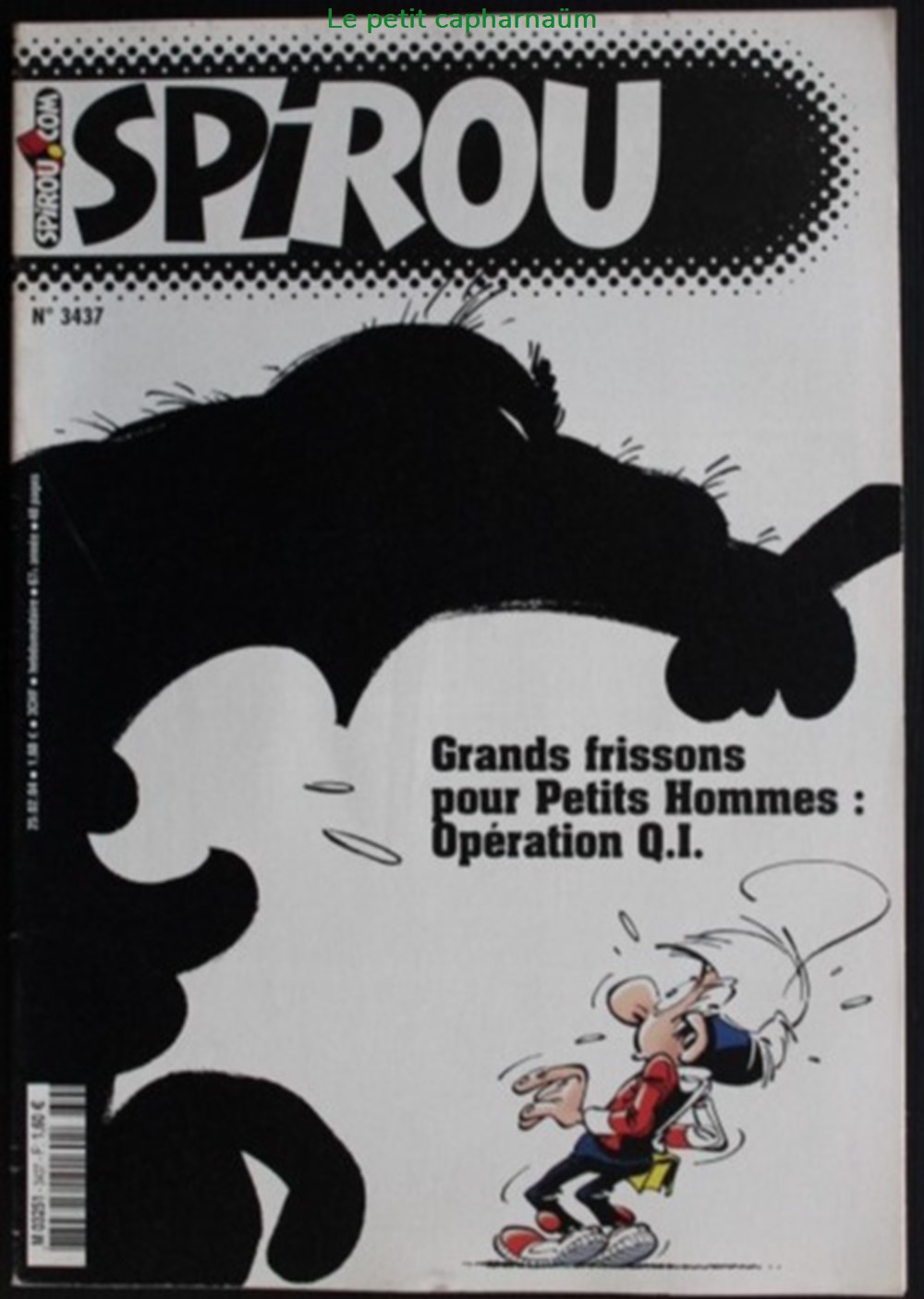 livres bd revues spirou 3437 couverture les petits hommes