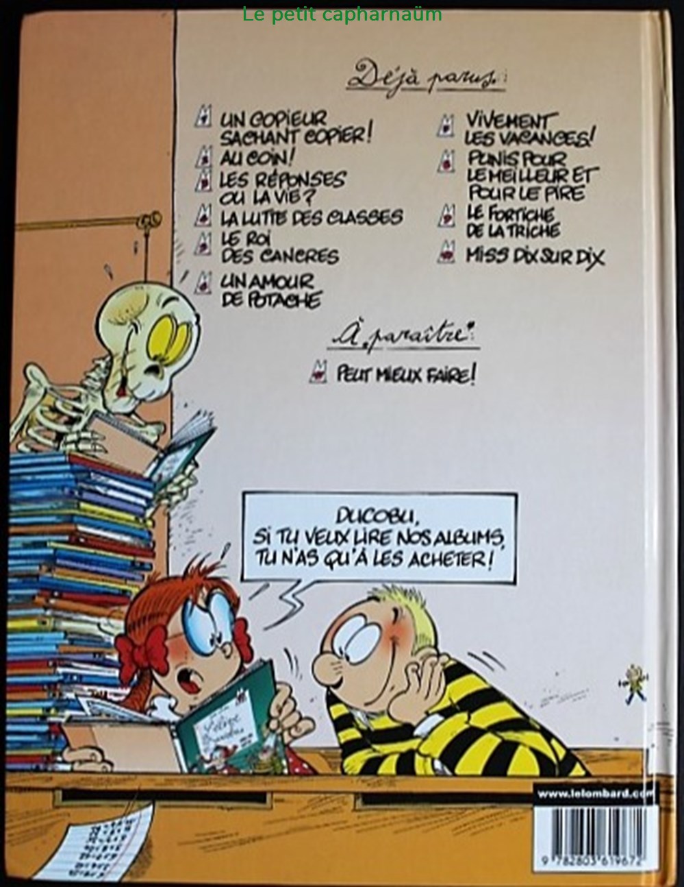 livres bd revues bandes dessinees l eleve ducobu 10 miss dix sur dix eo 2004