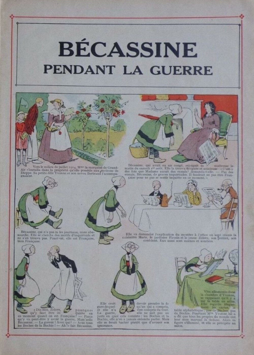 Album - Bécassine - 02 - Bécassine pendant la guerre livres bd revues bandes dessinees album becassine 02 becassine pendant la guerre