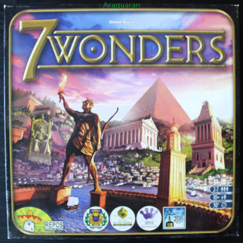 jeux societe jouets plateau 7 wonders edition repos production 2010