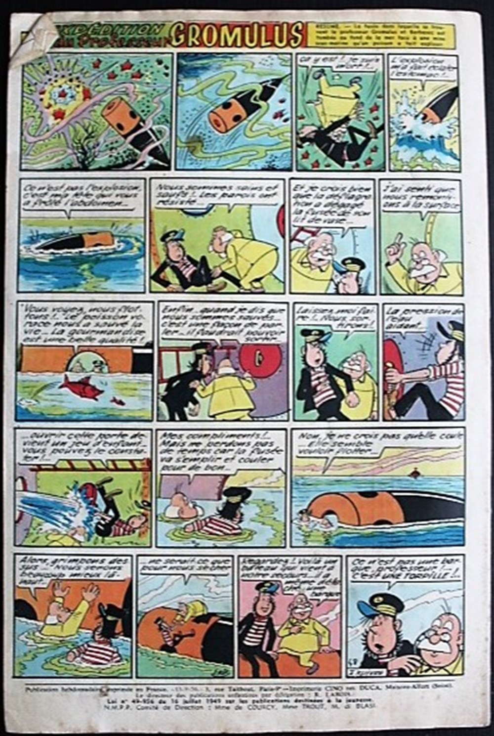 L'intrépide (2ème série) - N° 359 - 13 septembre 1956 livres bd revues vieux journaux l intrepide 2eme serie n 359 13 septembre 1956