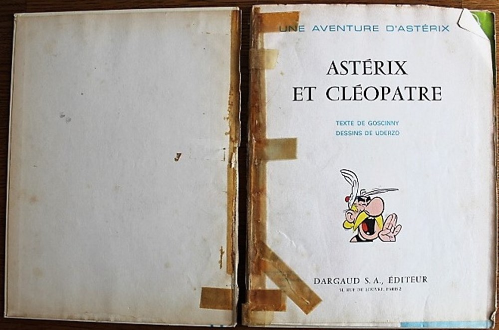 Album - Astérix - 06 - Astérix et Cléopatre - Rééd. 1965 3 livres bd revues bandes dessinees album asterix 06 asterix et cleopatre reed 1965