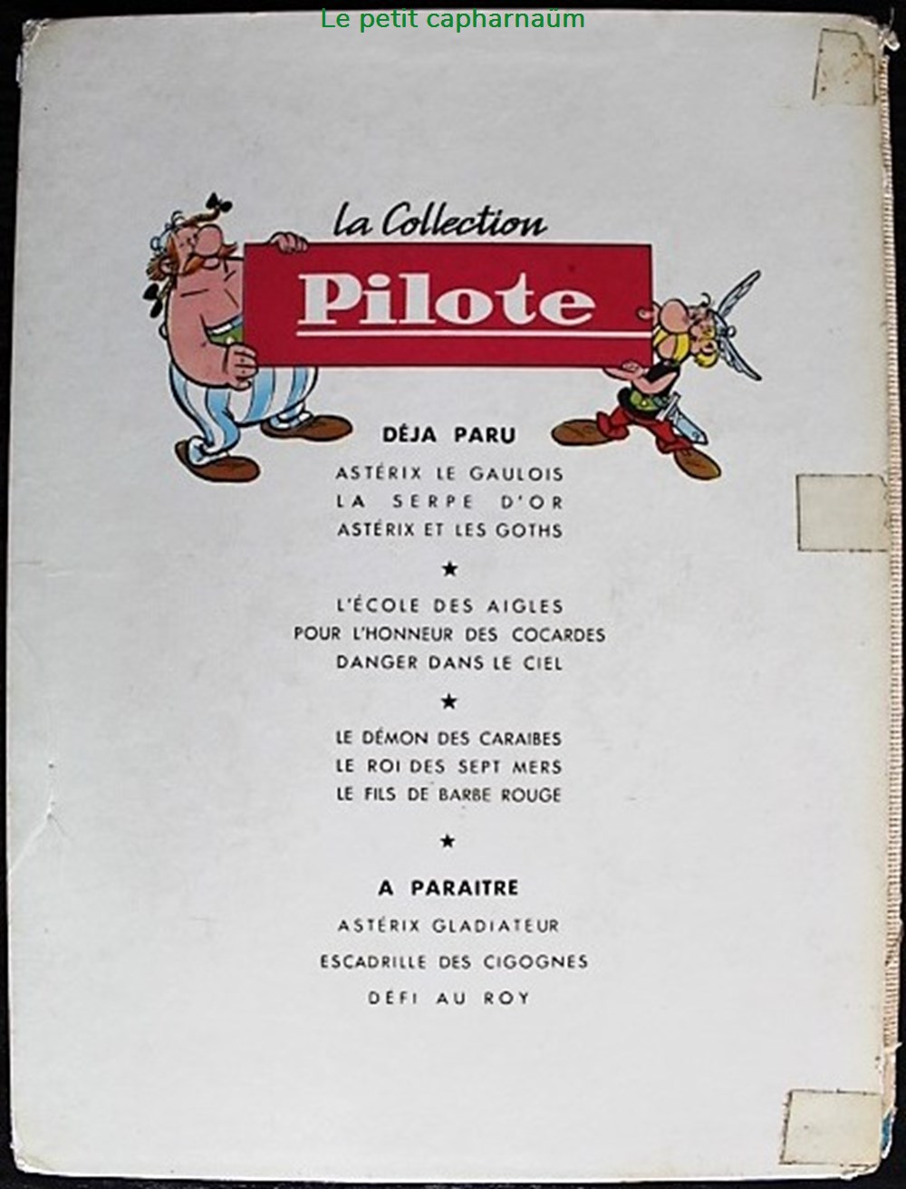 Album - Astérix - 01 - Astérix le gaulois - Rééd. 1964 2 livres bd revues bandes dessinees album asterix 01 asterix le gaulois reed 1964
