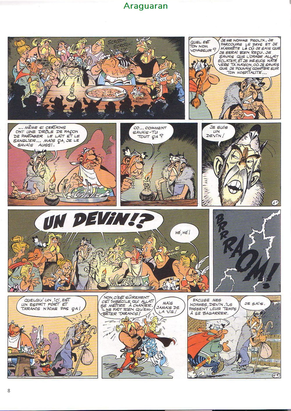 Album - Astérix - 19 - Le devin 5 livres bd revues bandes dessinees album asterix 19 le devin