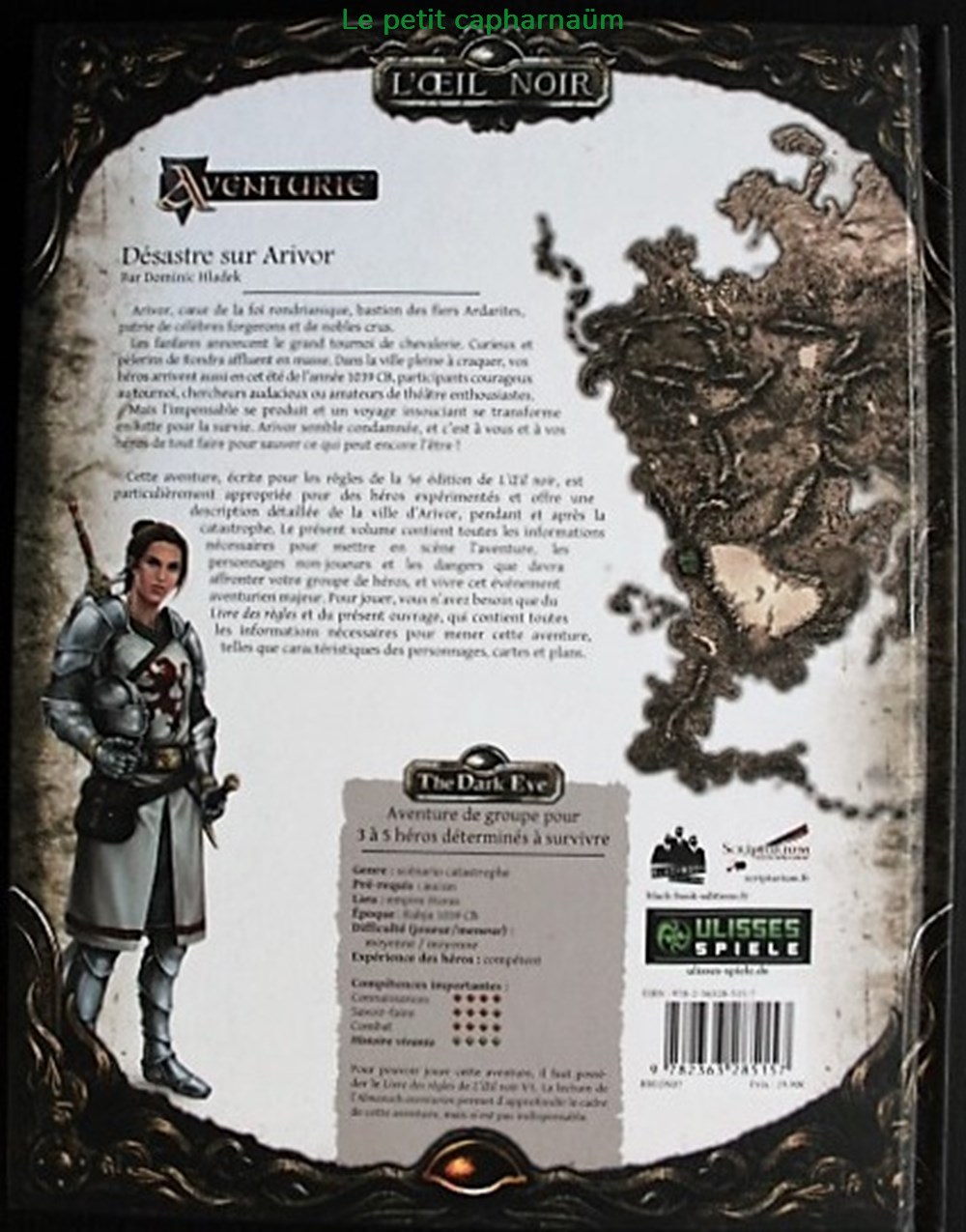 Jeu de rôle - Oeil noir 5 (L') - Désastre sur Arivor jeux societe jouets roles jeu de role oeil noir 5 l desastre sur arivor