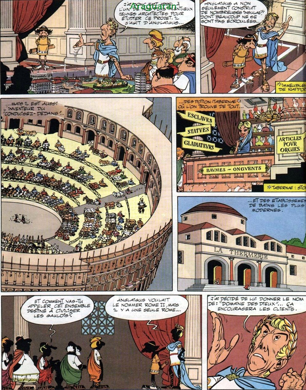 Album - Astérix - 17 - Le domaine des Dieux 4 livres bd revues bandes dessinees album asterix 17 le domaine des dieux