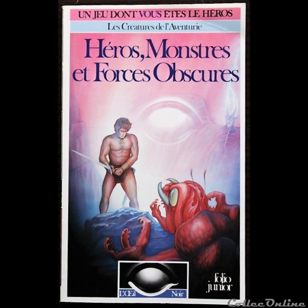 Jeu de rôle - Oeil noir (L') - Héros, monstres et forces obscures jeux jouet jeu de role oeil noir heros monstres et forces obscures