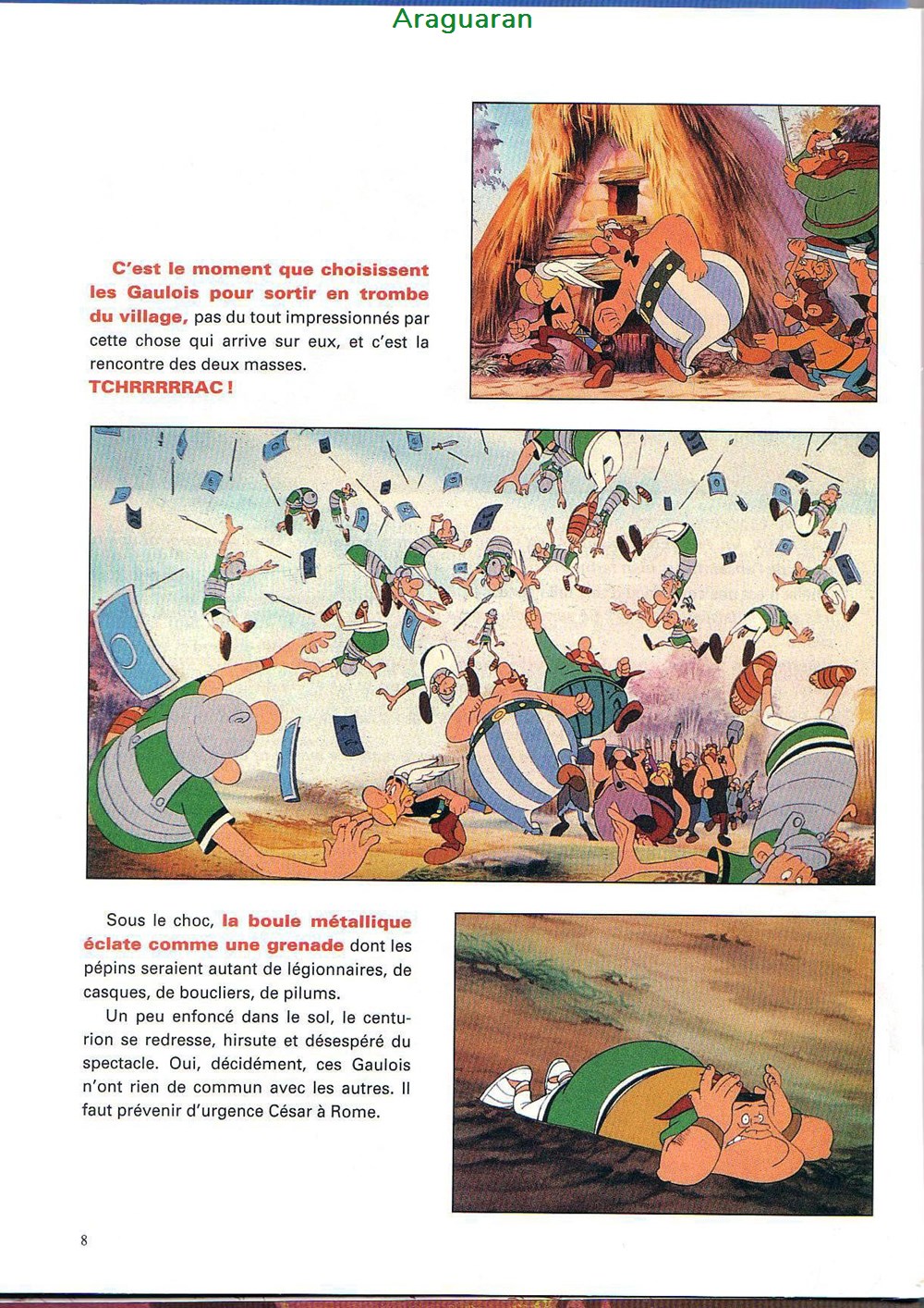 Album Animation - Astérix - 05 - Astérix et les indiens 6 livres bd revues bandes dessinees album animation asterix 05 asterix et les indiens