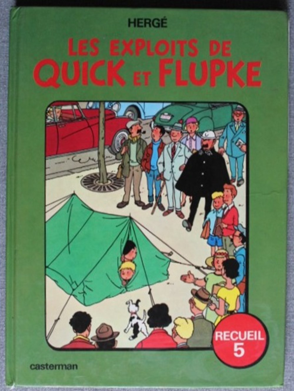 Quick et Flupke (3ème Série) - Recueil 5 - Rééd. 1977 livres bd revues bandes dessinees quick et flupke 3eme serie recueil 5 reed 1977