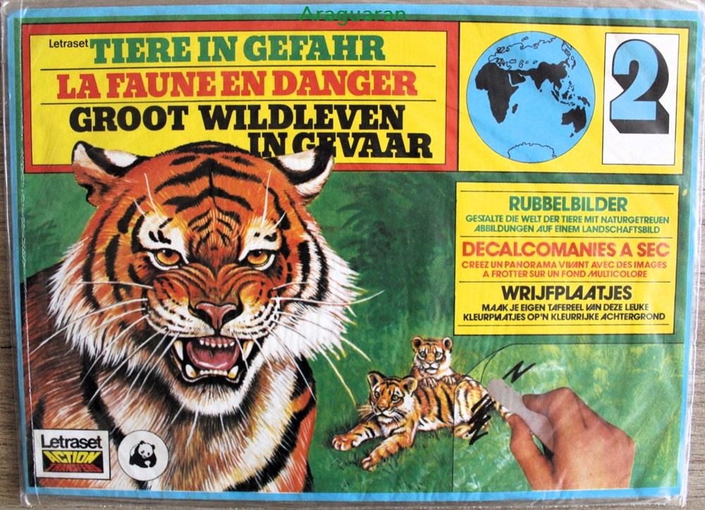 divers decorations magnets autocollants decalcomanies decorama letraset action transfers la faune en danger n 2