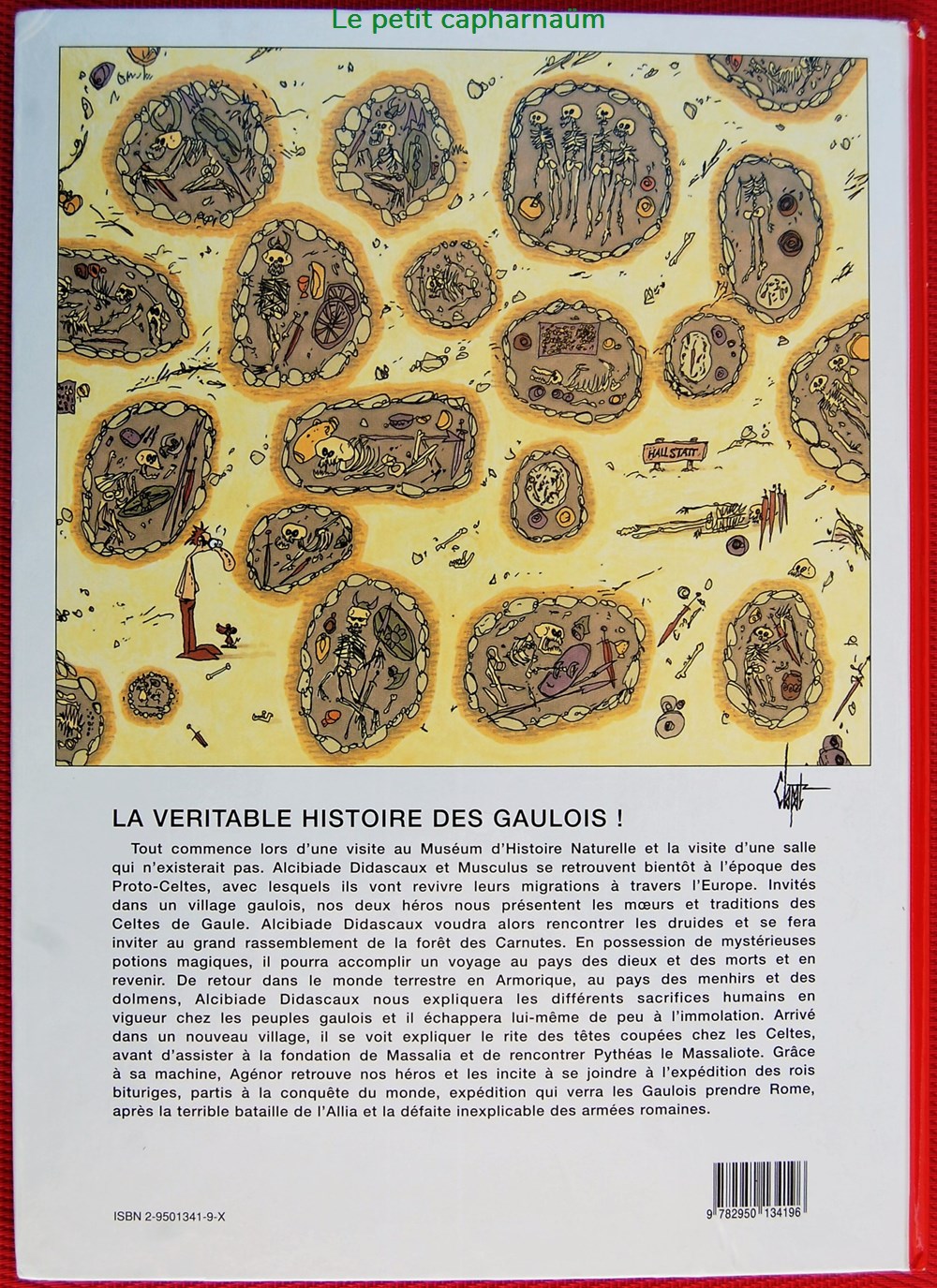 Album - Alcibiade Didascaux - 06 - Chez les gaulois ; Des celtes à la prise de Rome - EO dédicacée 2 livres bd revues bandes dessinees album alcibiade didascaux 06 chez les gaulois des celtes a la prise de rome eo dedicacee