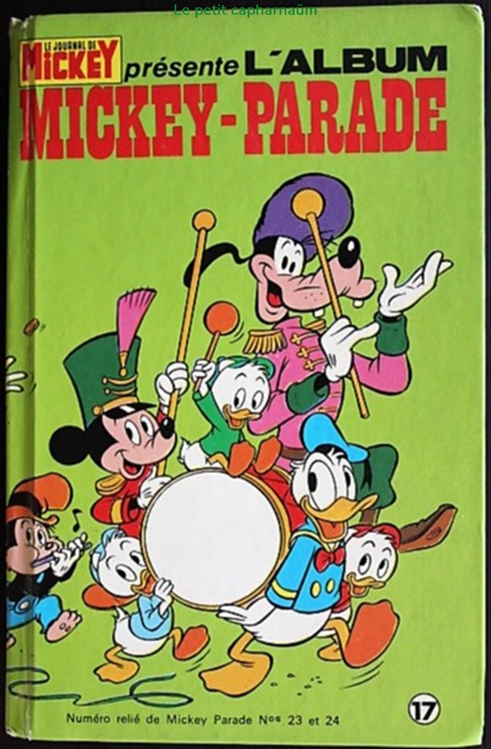Mickey Parade (2ème série) - Recueil N°017 (Des n°23 et 24) livres bd revues mickey parade 2eme serie recueil n 017 des n 23 et 24
