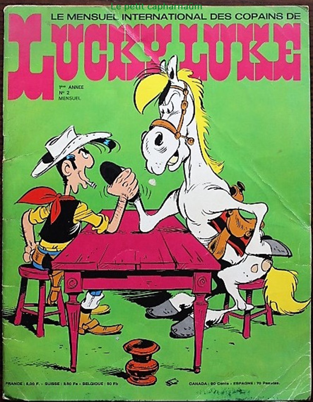 Lucky Luke - Magazine N°02 - Avril 1974 livres bd revues lucky luke magazine n 02 avril 1974