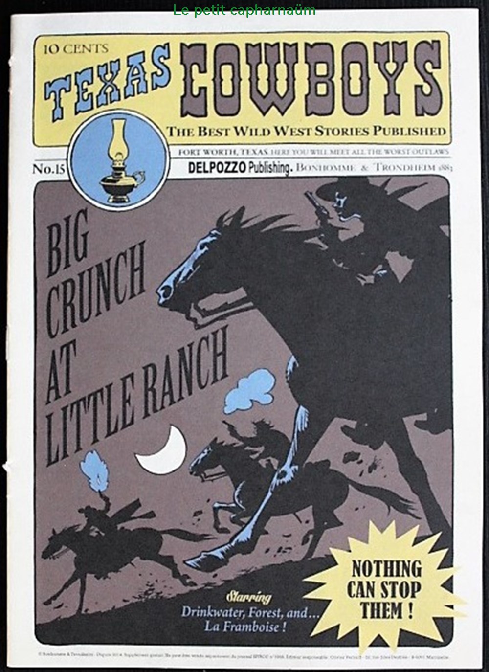Texas Cowboys - 15 - Big Crunch at Little Ranch - EO 2014 mini-récits Spirou livres bd revues bandes dessinees texas cowboys 15 big crunch at little ranch eo 2014 mini recits spirou