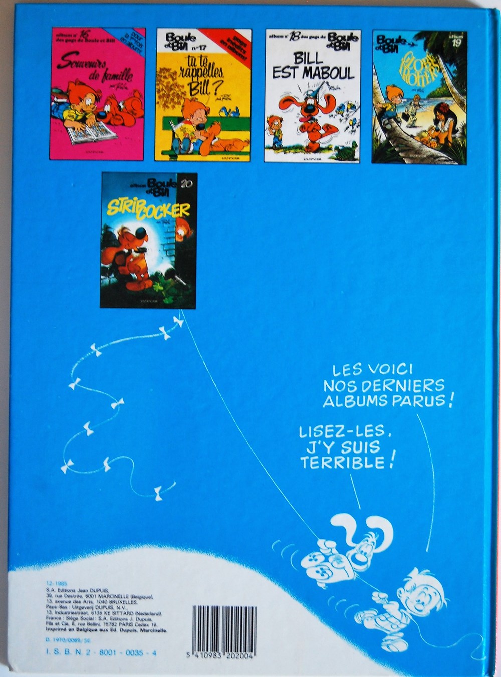Boule et Bill - 06 - 60 gags de Boule et Bill n°6 - Rééd. 1985 livres bd revues bandes dessinees boule et bill 06 60 gags de boule et bill n 6 reed 1985