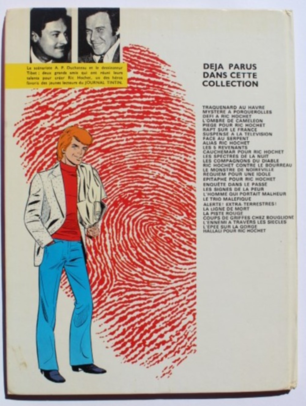 Ric Hochet - 12 - Les spectres de la nuit - Rééd. 1978 livres bd revues bandes dessinees ric hochet 12 les spectres de la nuit reed 1978