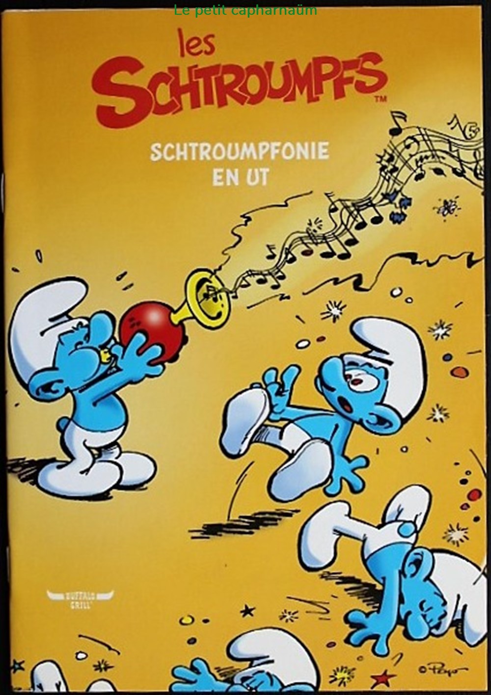 livres bd revues bandes dessinees les schtroumpfs hs schtroumpfonie en ut reed publicitaire buffalo grill 2015