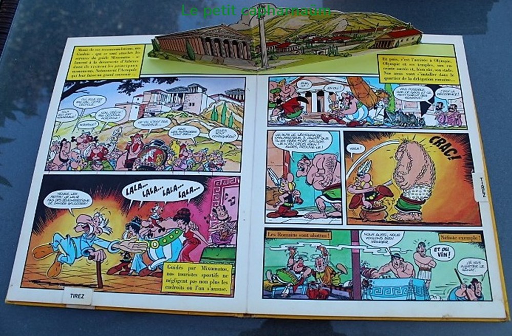 Album Pop-Hop - Astérix - 12 - Astérix aux Jeux Olympiques - EO 1972 5 livres bd revues bandes dessinees album pop hop asterix 12 asterix aux jeux olympiques eo 1972