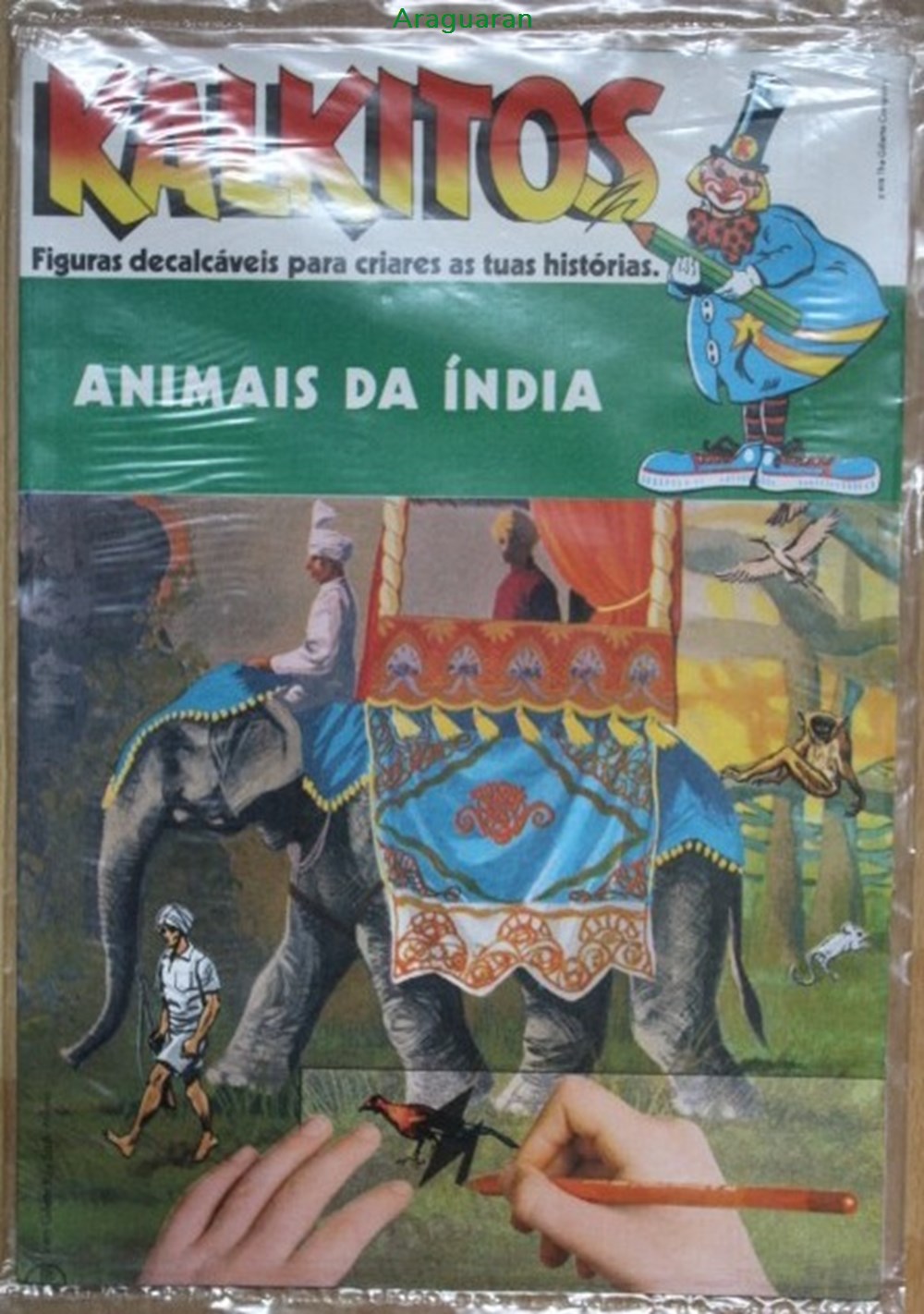 Décorama - Kalkitos - Animaux des Indes (Les) divers decorations magnets autocollants decalcomanies decorama kalkitos animaux des indes les