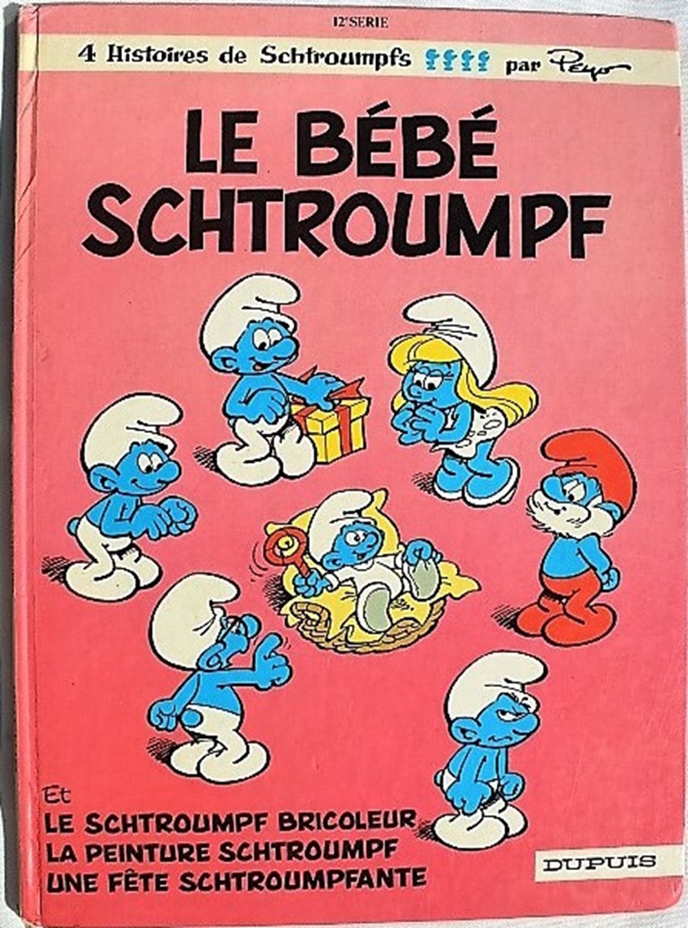 Les schtroumpfs - 12 - Le bébé schtroumpf - EO 1984 livres bd revues bandes dessinees les schtroumpfs 12 le bebe schtroumpf eo 1984