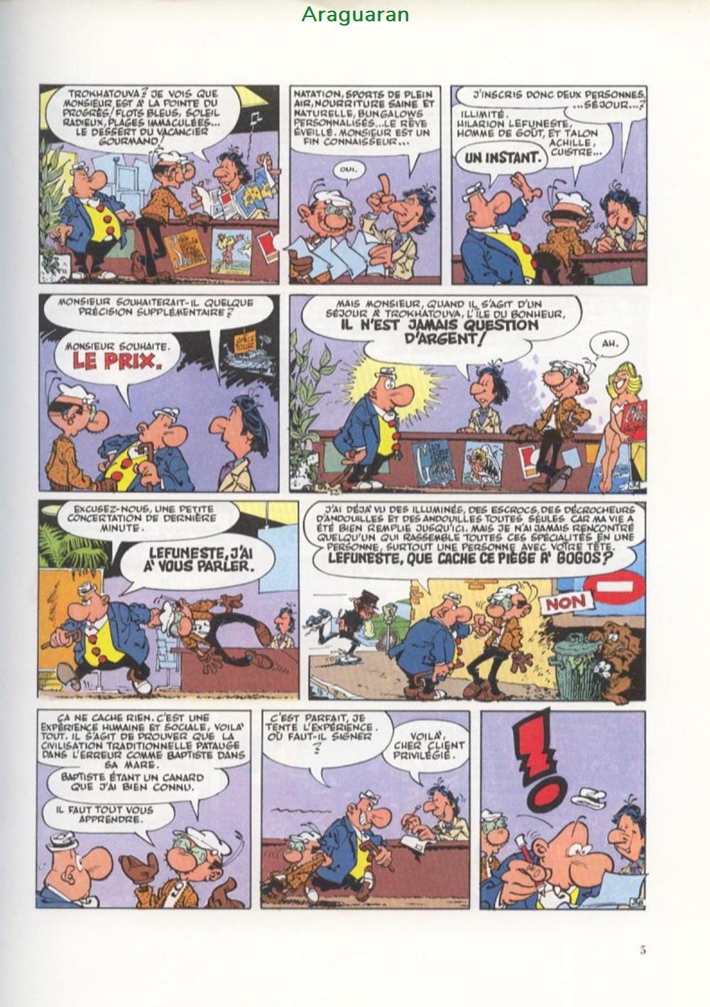 Album - Achille Talon - 37 - Achille Talon et l'archipel de Sanzunron 4 livres bd revues bandes dessinees album achille talon 37 achille talon et archipel de sanzunron