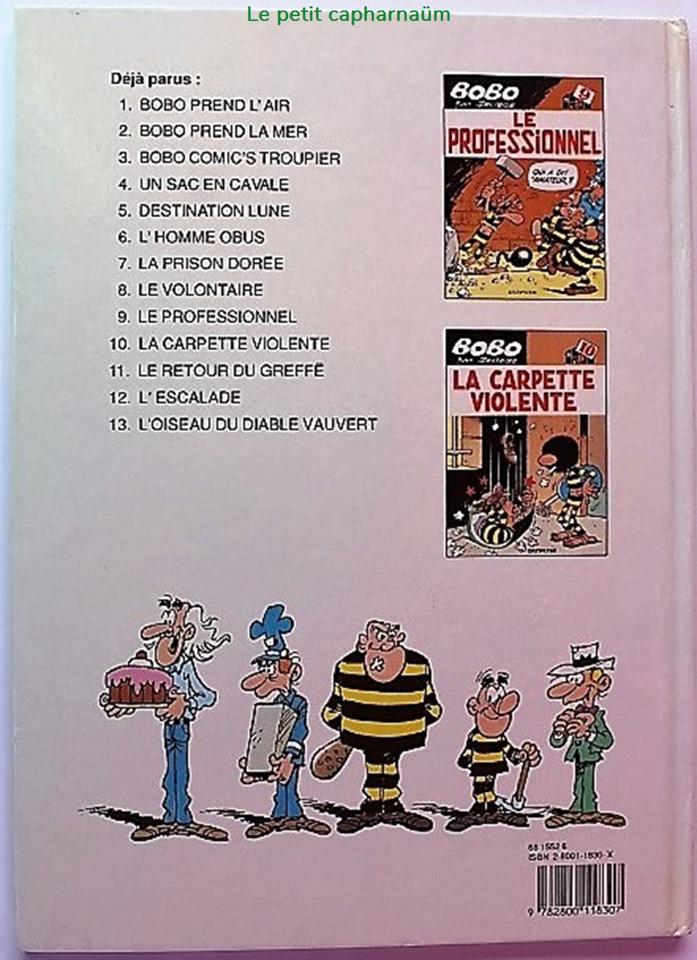 Bobo - 13 - L'oiseau du diable vert - EO 1991 livres bd revues bandes dessinees bobo 13 oiseau du diable vert eo 1991