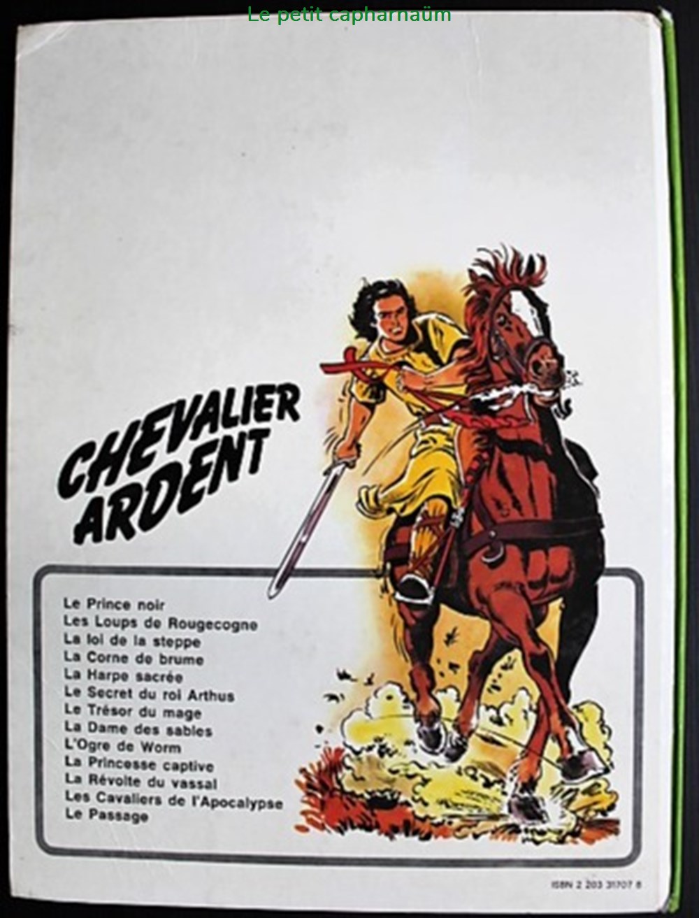 Chevalier ardent - 07 - Le trésor du mage - Rééd. 1981 livres bd revues bandes dessinees chevalier ardent 07 le tresor du mage reed 1981