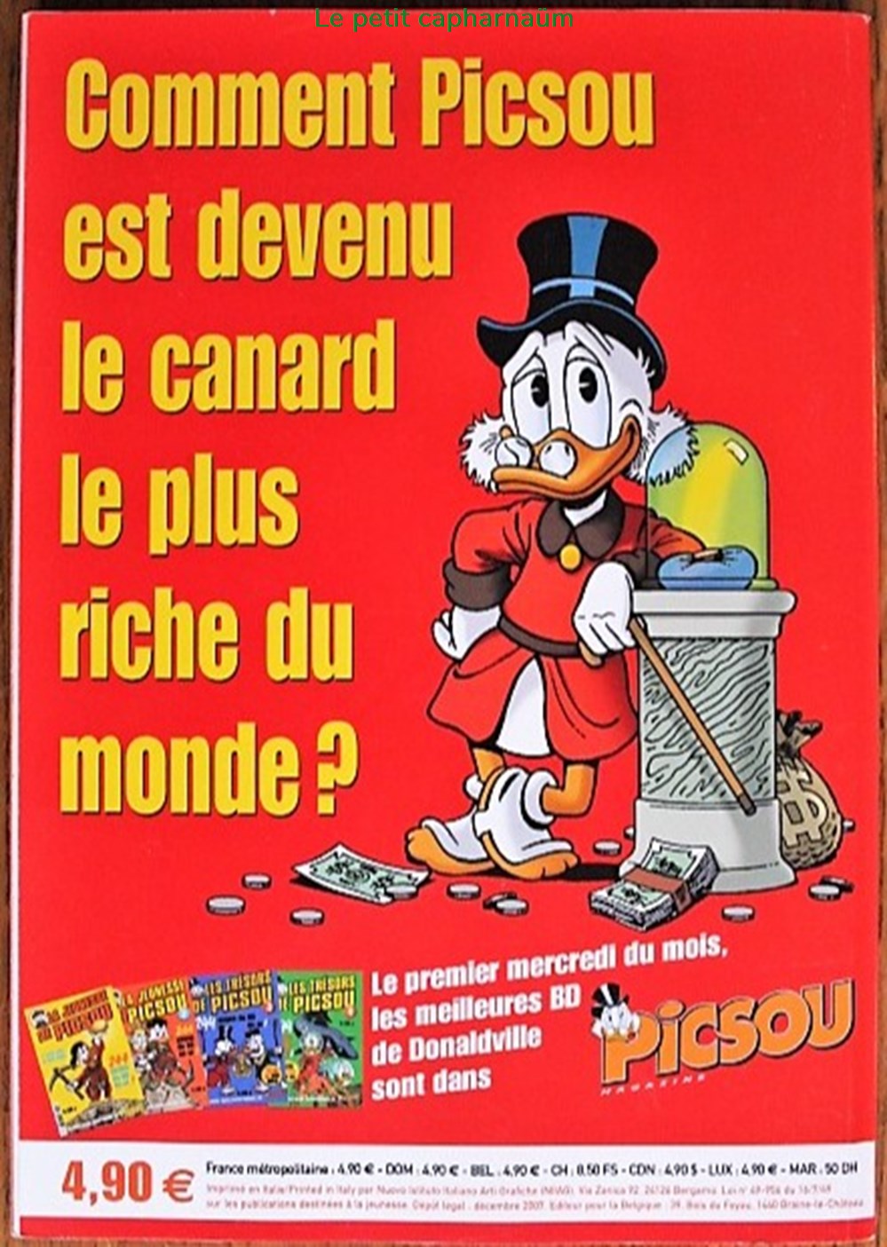 livres bd revues picsou magazine hs n 05 les tresors de picsou