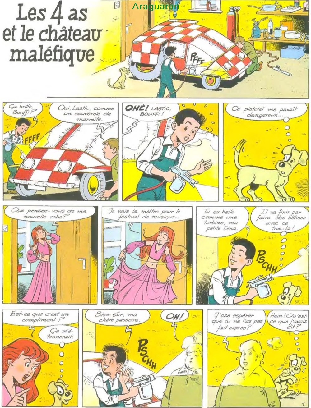 Album - 4 as (Les) - 20 - Les 4 as et le château maléfique 2 livres bd revues bandes dessinees album 4 as les 20 les 4 as et le chateau malefique